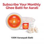 Subscribe Your Month Ghee Batti for Aarati